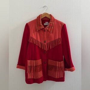 Carleen One-Of-A-Kind Wool/Blanket Coat